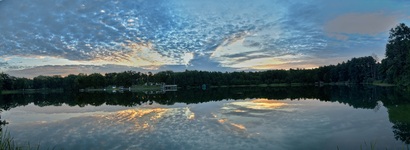 Der See von Probst-Jesar am Morgen.(09.09.2018)