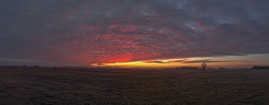 Ein Morgen nähe Neu-Lübtheen.( 18.11.2018 ) Bei - 4 Grad