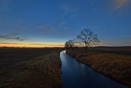 Der Alte Simmergraben am Morgen.( 30.12.2018)