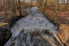 Die Schleuse in Brömsenberg. ( 15.02.2020 )