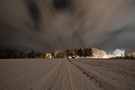 Ein Blick in den Lübtheener Mühlenweg. ( 10.02.2021 )