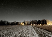 Der Mühlenweg im Sternenhimmel. ( 12.2021 )