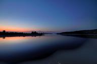 Blaue Stunde an der Elbe