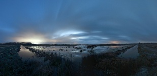 Die Blaue Stunde im Rögnitztal (26.11.2017)