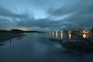 Morgens auf der Rosiener Brücke.(28.01.2018)