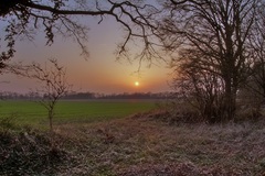 Der Mühlenweg von Lübtheen am Abend (10.04.2018)