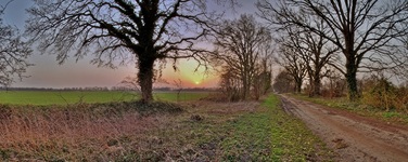 Der Lübtheener Mühlenweg am Abend (10.04.2018)